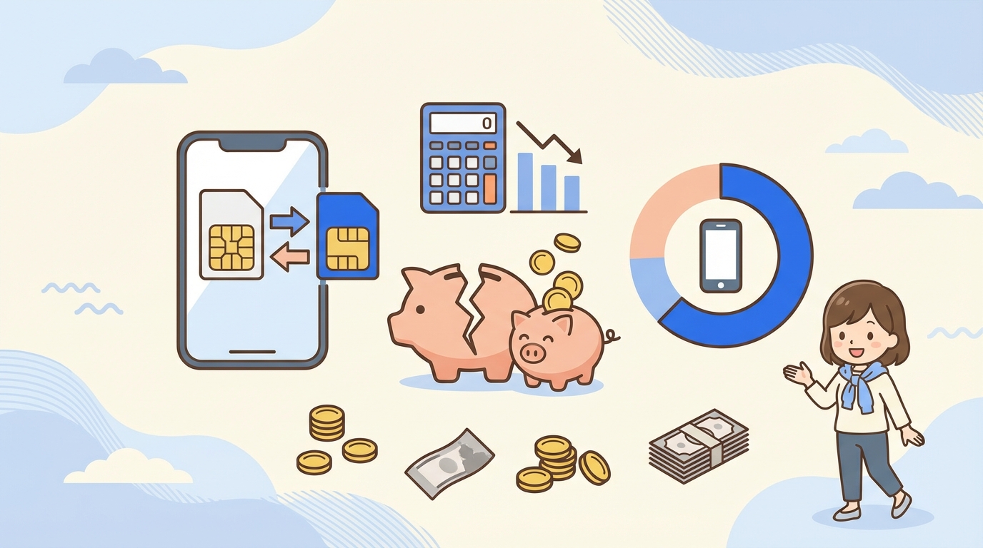 格安SIM 乗り換え 手順 アイキャッチ画像