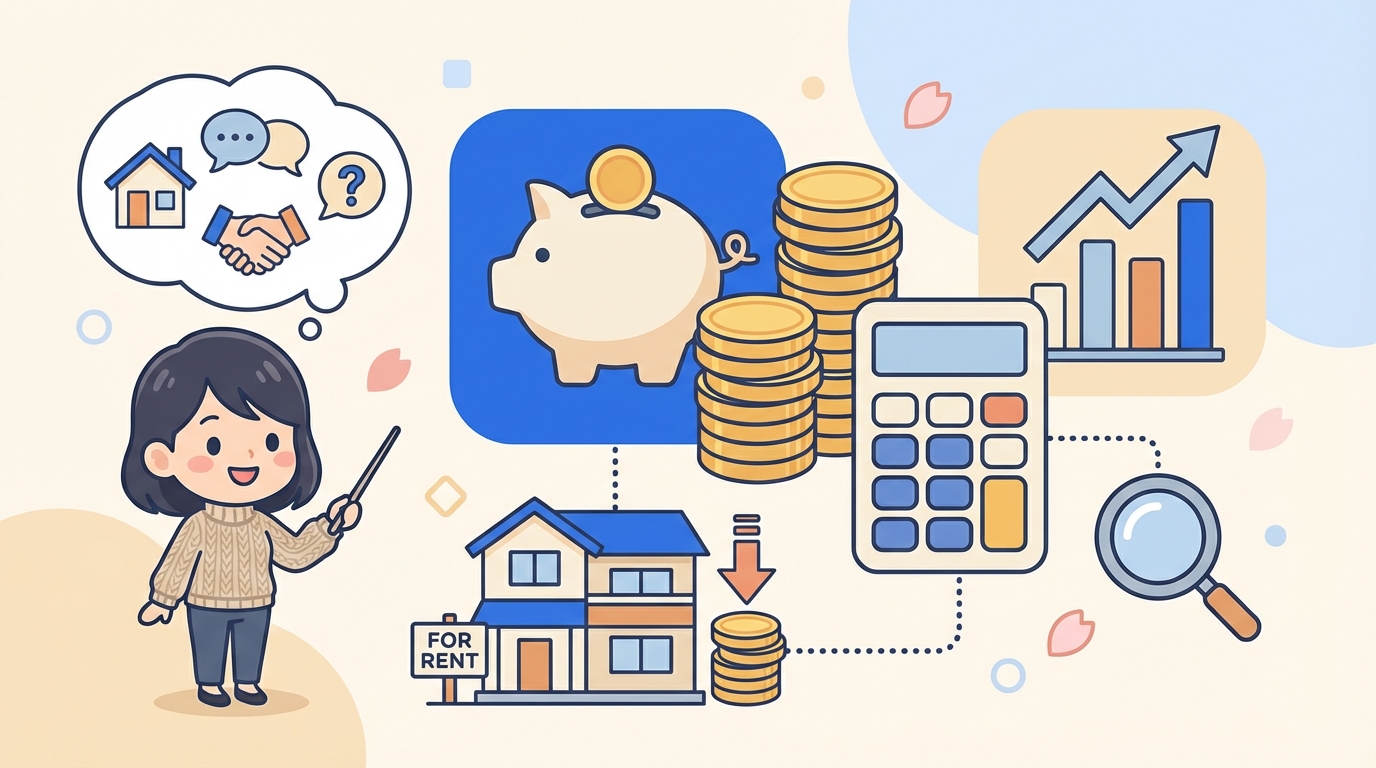 家賃 交渉 方法 アイキャッチ画像