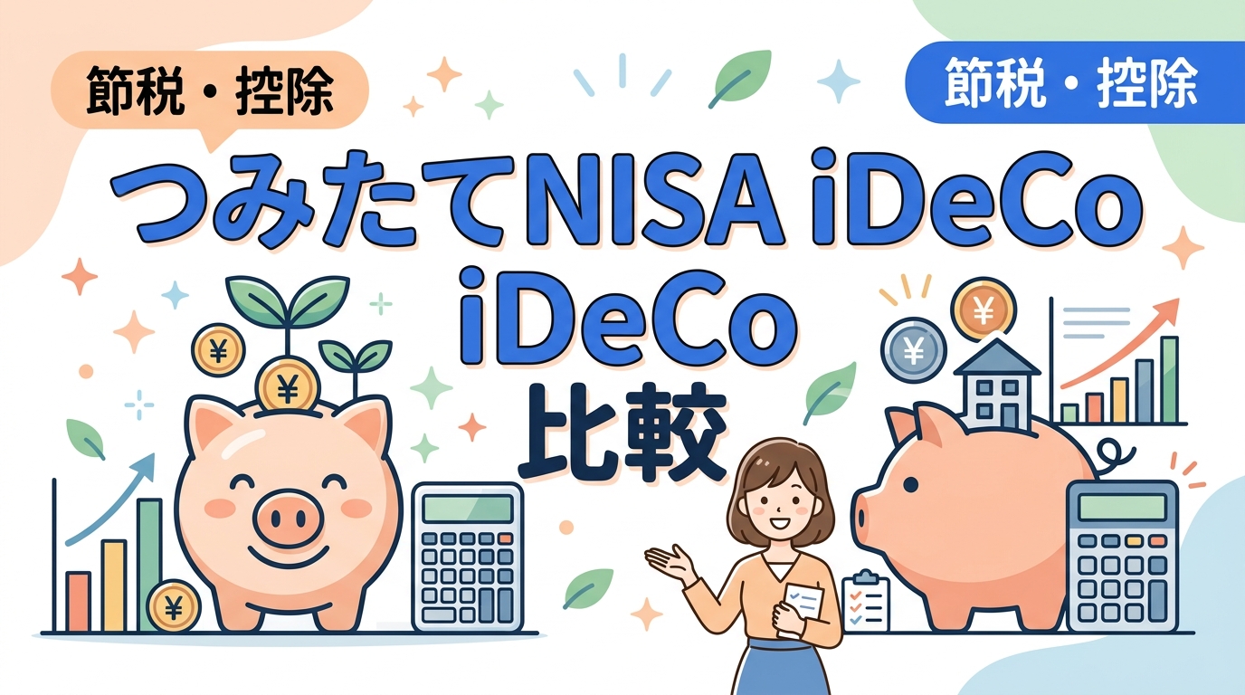 つみたてNISA iDeCo 比較 アイキャッチ画像