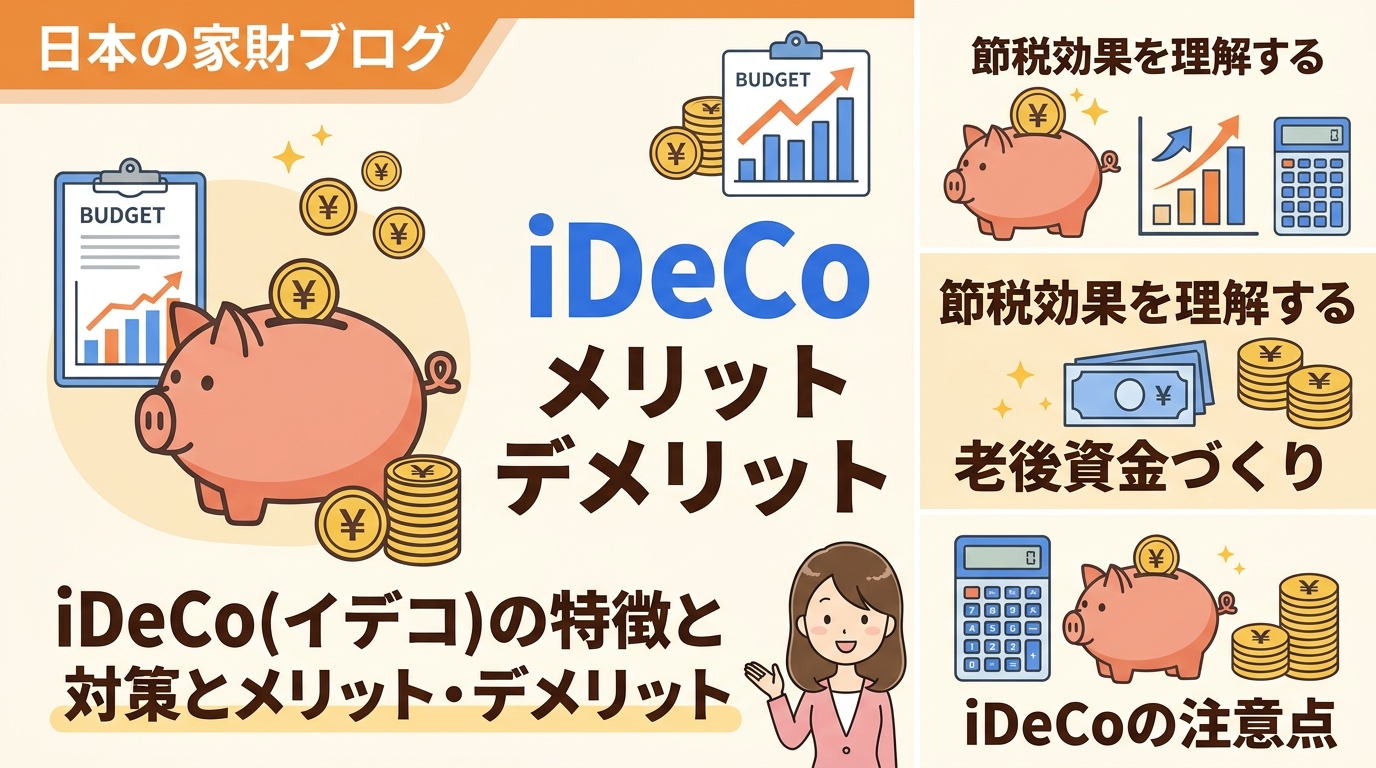 iDeCo メリット デメリット アイキャッチ画像