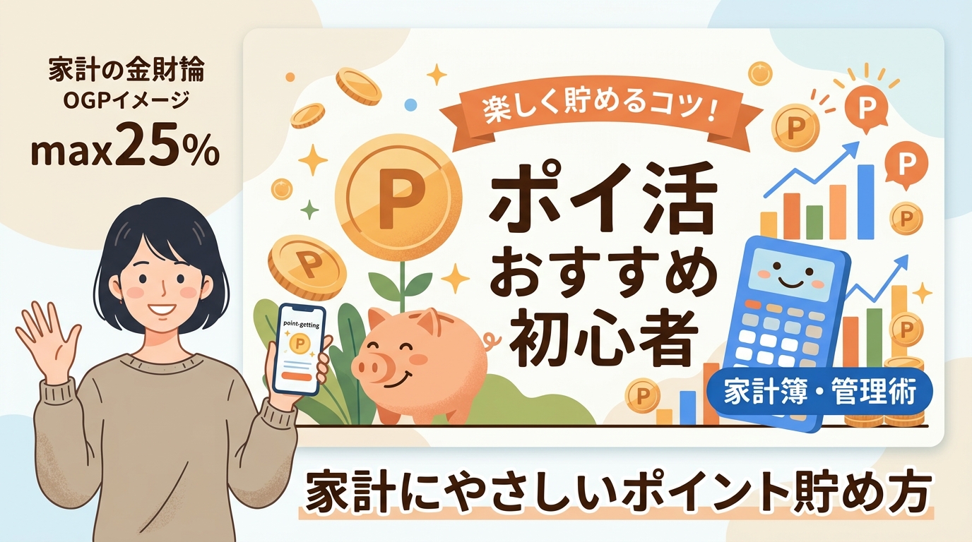 ポイ活 おすすめ 初心者 アイキャッチ画像