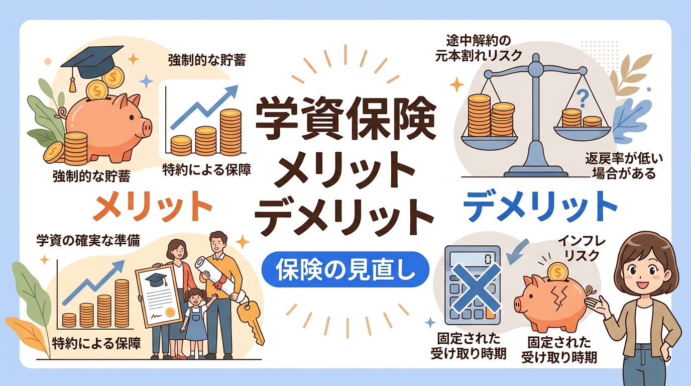 学資保険 メリット デメリット アイキャッチ画像