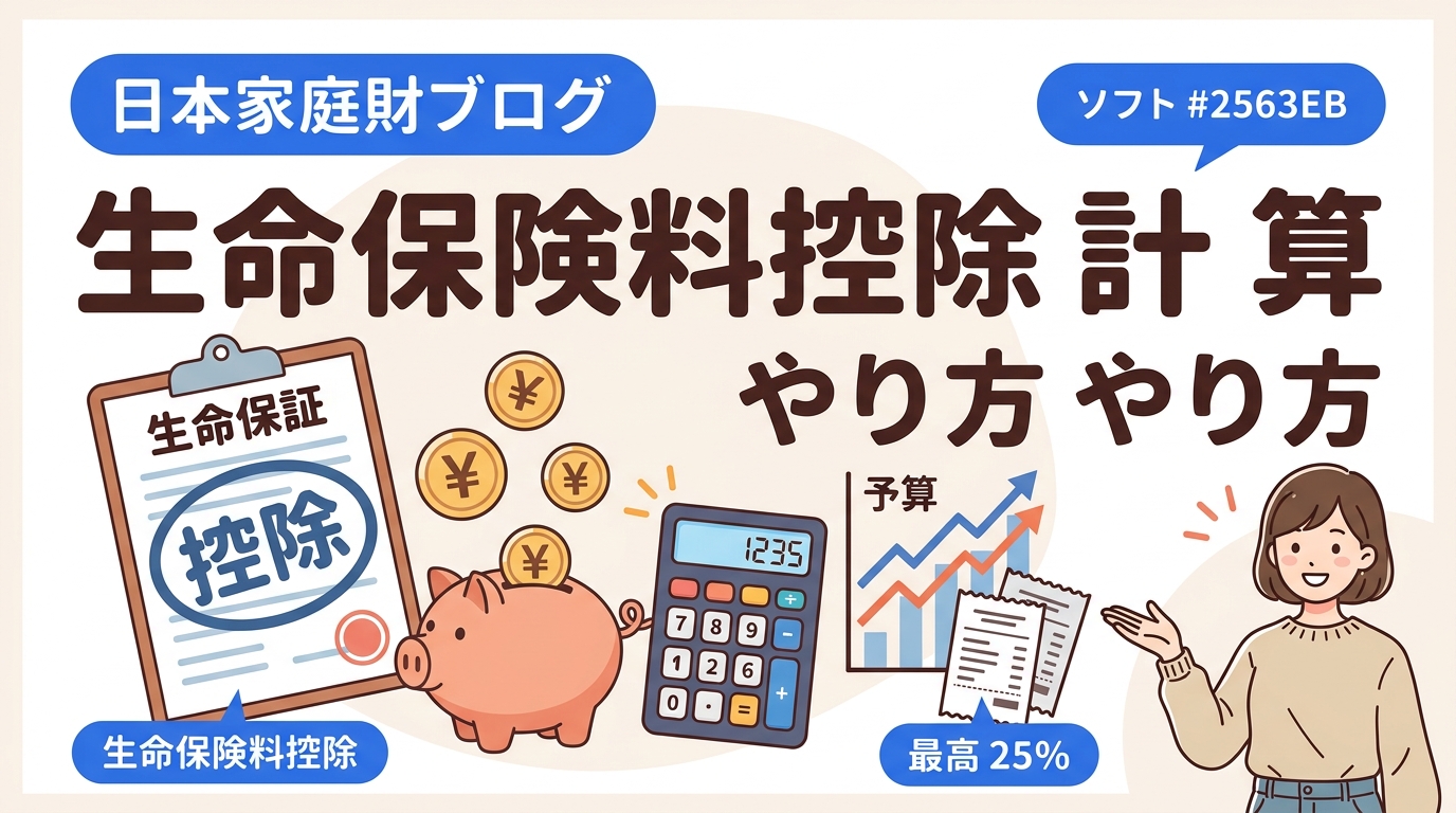 生命保険料控除 計算 やり方 アイキャッチ画像