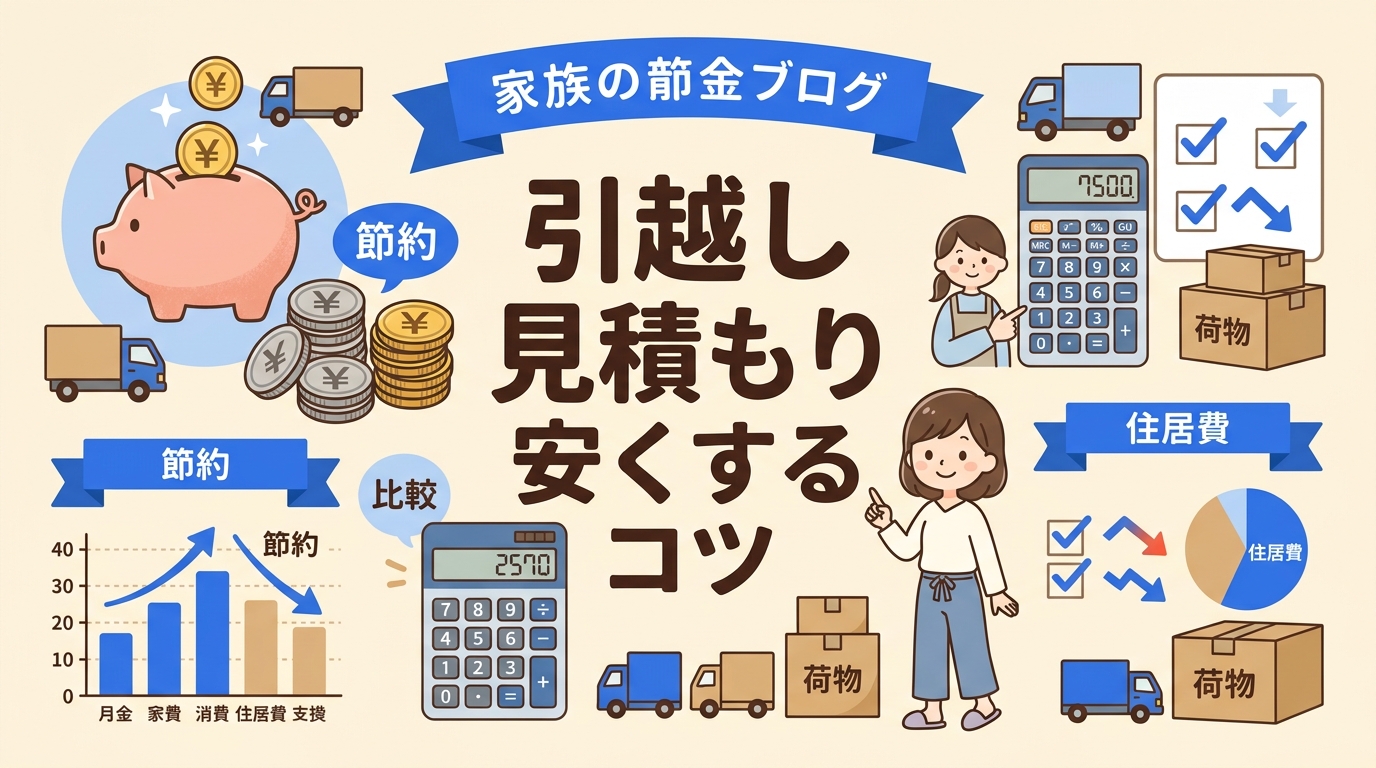 引越し 見積もり 安くする コツ アイキャッチ画像